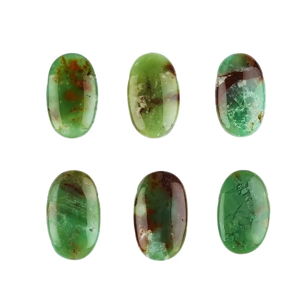 Petits Galets Chrysoprase A percés | Marco Schreier