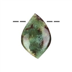0405293983 Freeform Chrysoprase B percée, 4,5 - 5,0cm | Marco Schreier