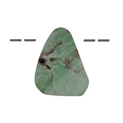 0405295661 Crisoprasio B a forma libera, forato, 2,5 - 3,0 cm | Marco Schreier