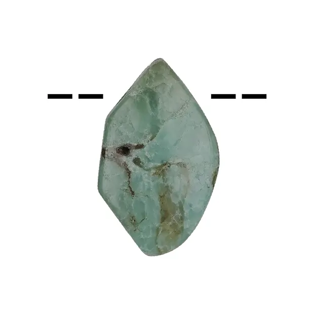 Freeform Chrysoprase B percée, 3,0 - 3,5cm | Marco Schreier