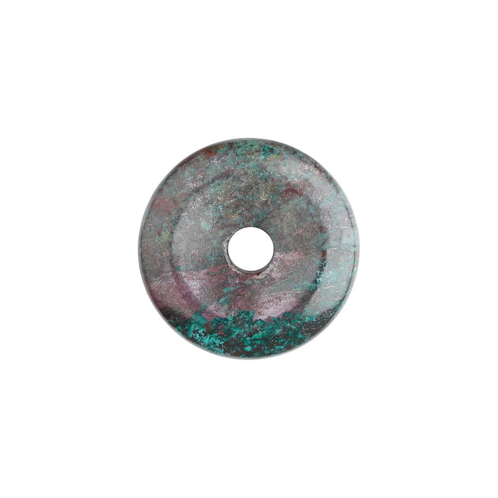 Donut chrysocolla cuprite, 30mm | wholesaler gems, healing stones & jewelry