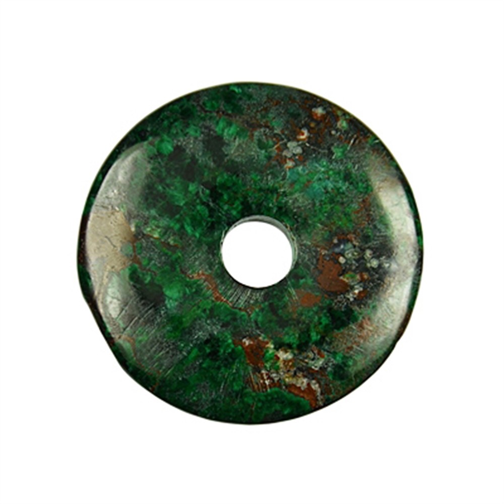 Cuprita crisocola donut, 45mm | piedras preciosas, piedras curativas y joyería