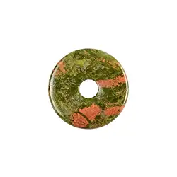 0406900300 Donut Unakit, 30mm | Marco Schreier Großhändler Edelsteine, Heilsteine & Schmuck