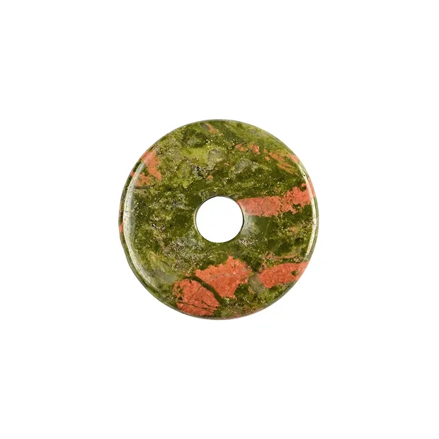 Donut Unakita, 30 mm | Schreier piedras preciosas, piedras curativas y joyería