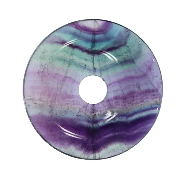 Donut fluorite A, 50mm | wholesaler - gems, precious & healing stones, jewelry