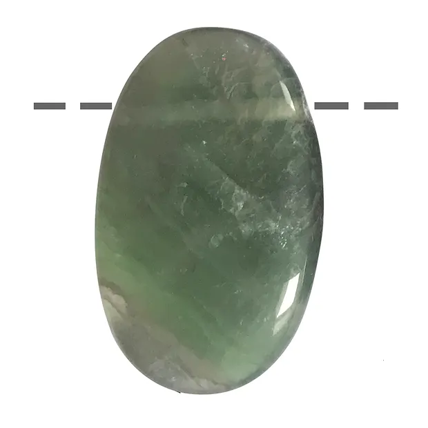 Linsenstein Fluorit gebohrt | Mineralien-Handel Edelsteine, Heilsteine & Schmuck