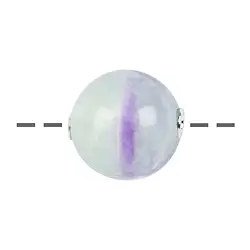 0407296620 Boule à bijoux Fluorite 20mm, rhodié | Marco Schreier