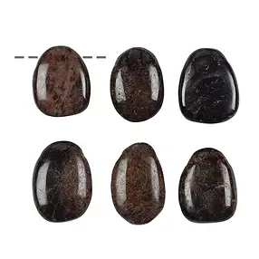Tumbled Stone Garnet (Almandine) drilled | wholesaler gems & healing stones