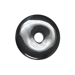 0408500400 Hematita donut (natural), 40mm | piedras preciosas, piedras curativas y joyería
