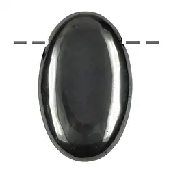 0408592300 Linsensteine Hämatit gebohrt | Mineralienhandel Edelsteine, Heilsteine & Schmuck