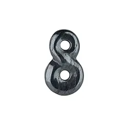 0408596029 Pezzo di collana "Infinity" Ematite, 4 cm | grossista gemme e pietre curative