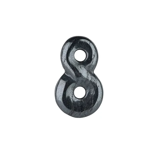 Pezzo di collana "Infinity" Ematite, 4 cm | grossista gemme e pietre curative