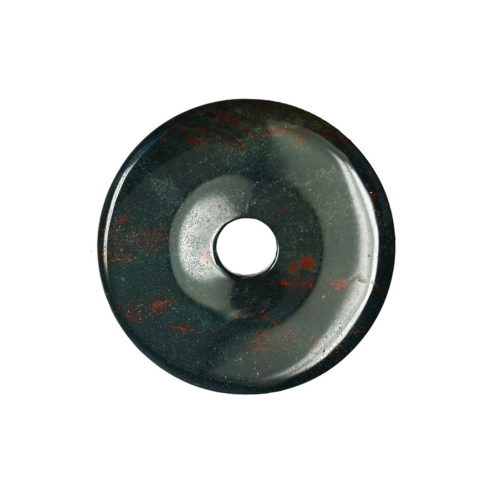 Donut Jaspe sanguin (Héliotrope), 40mm | Marco Schreier