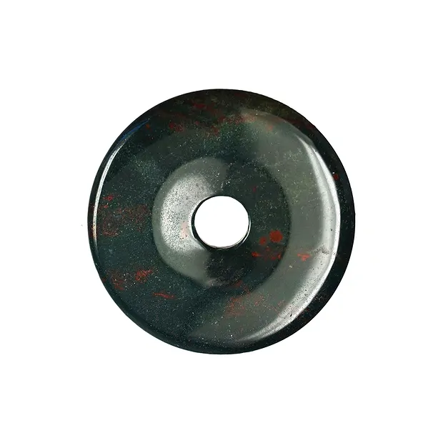 Donut Jaspe sanguin (Héliotrope), 40mm | Marco Schreier