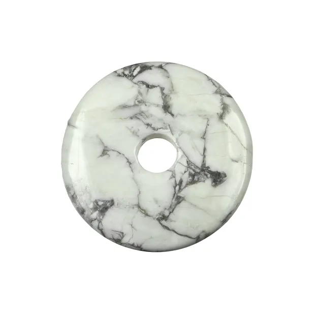 Donut Magnésite, 40mm | Pierres précieuses, pierres thérapeutiques & bijoux