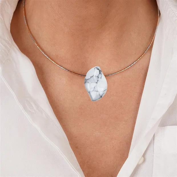Phoenix Wings Magnesite (Serenity) drilled, 3.5cm | Marco Schreier