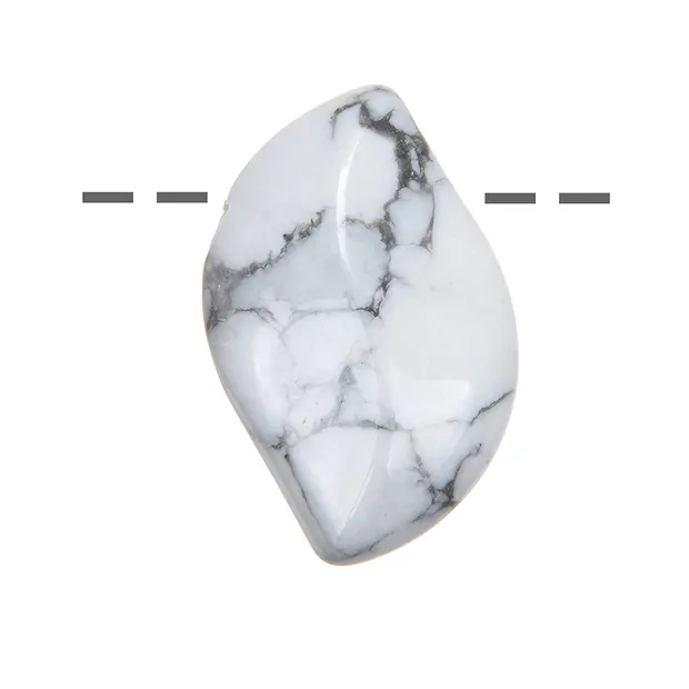 Phoenix Wings Magnesite (Serenity) drilled, 3.5cm | Marco Schreier