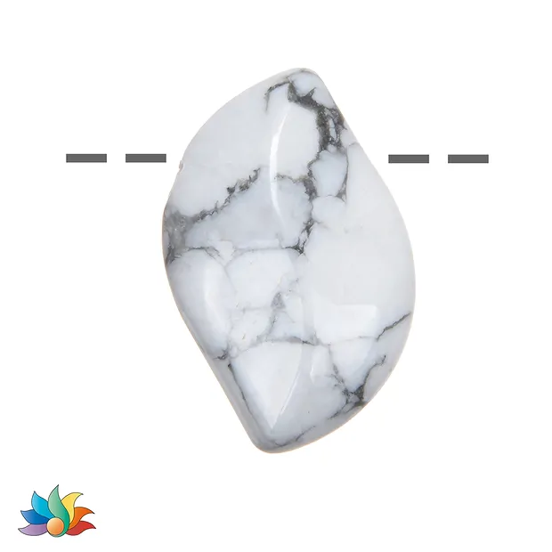 Phoenix Wings Magnesite (Serenity) drilled, 3.5cm | Marco Schreier