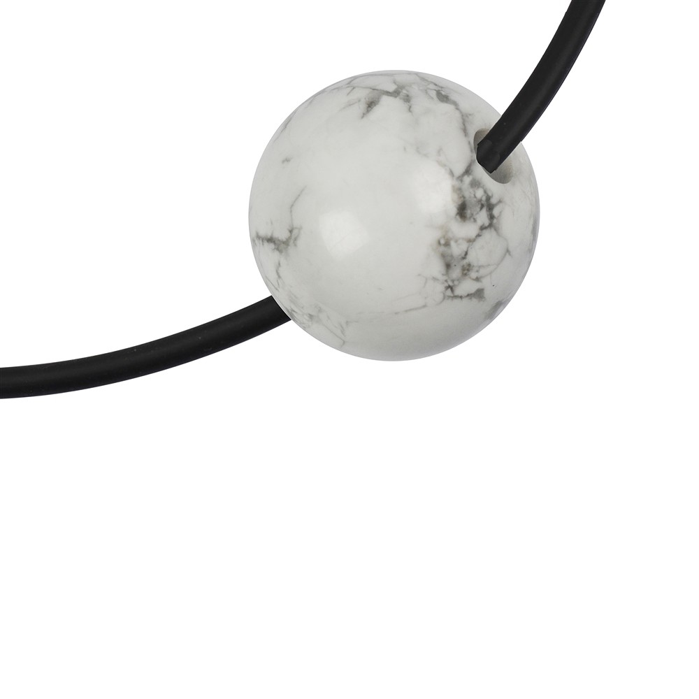 Sfera di Magnesite forata, 25 mm | Gemme Schreier, pietre curative e gioielli