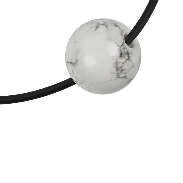 Drilled Magnesite ball, 25mm, 4mm hole | Schreier gems, healing stones & jewelry