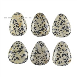 0409293002 Tumbled Stone Dalmatian Stone drilled | wholesale gems, healing stones & jewelry