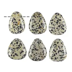 0409293002 Tumbled Stone Dalmatian Stone drilled | wholesale gems, healing stones & jewelry