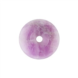 0410100352 Donut Kunzite A, 35 - 39mm | piedras preciosas, piedras curativas y joyería