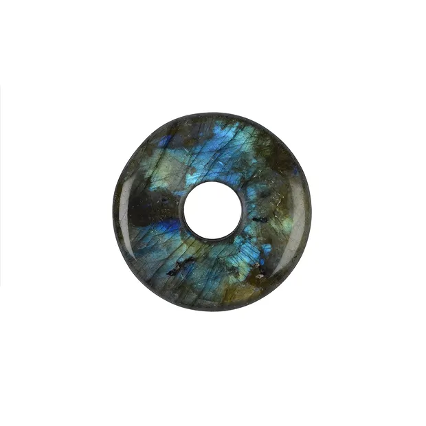 Donut Labradorit extra, 30mm | Mineralienhandel Edelsteine, Heilsteine & Schmuck