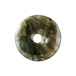 0410300400 Donut Labradorit, 38 - 42mm | Mineralien-Handel Edelsteine, Heilsteine & Schmuck