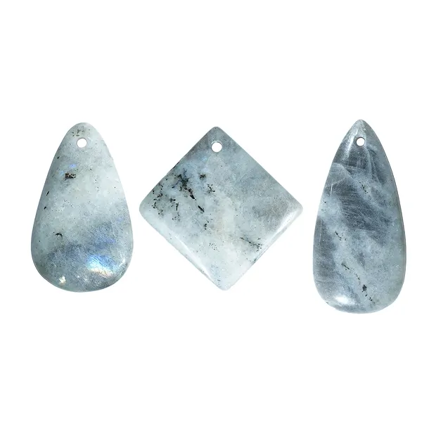 Cabochon Freeform Labradorit B, 5,5 - 6,0cm (3 St./VE) | Marco Schreier