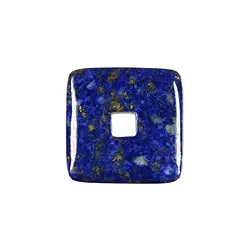 0410491432 Donut quadratisch Lapis Lazuli, 30mm (3 St./VE) | Marco Schreier