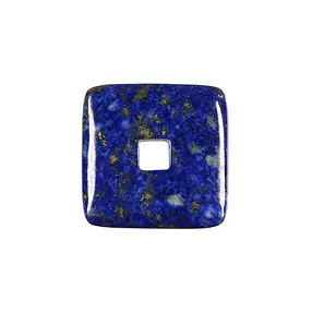 Donut carré Lapis-lazuli, 30mm (3 pcs/UC) | Marco Schreier