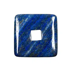 0410491442 Donut quadratisch Lapis Lazuli, 40mm (3 St./VE) | Marco Schreier