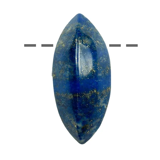 Marquise Lapis Lazuli A drilled, 4.5cm | Schreier gems, healing stones & jewelry