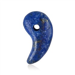 0410495513 Magatama Lapis-lazuli, perc&#xE9;, 3,2cm | Marco Schreier