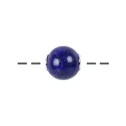 0410496612 Boule à bijoux Lapis-lazuli 12mm, rhodié | Marco Schreier