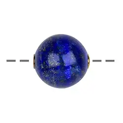 0410496820 Schmuckkugel Lapis Lazuli 20mm, vergoldet | GH Edelsteine, Heilsteine & Schmuck