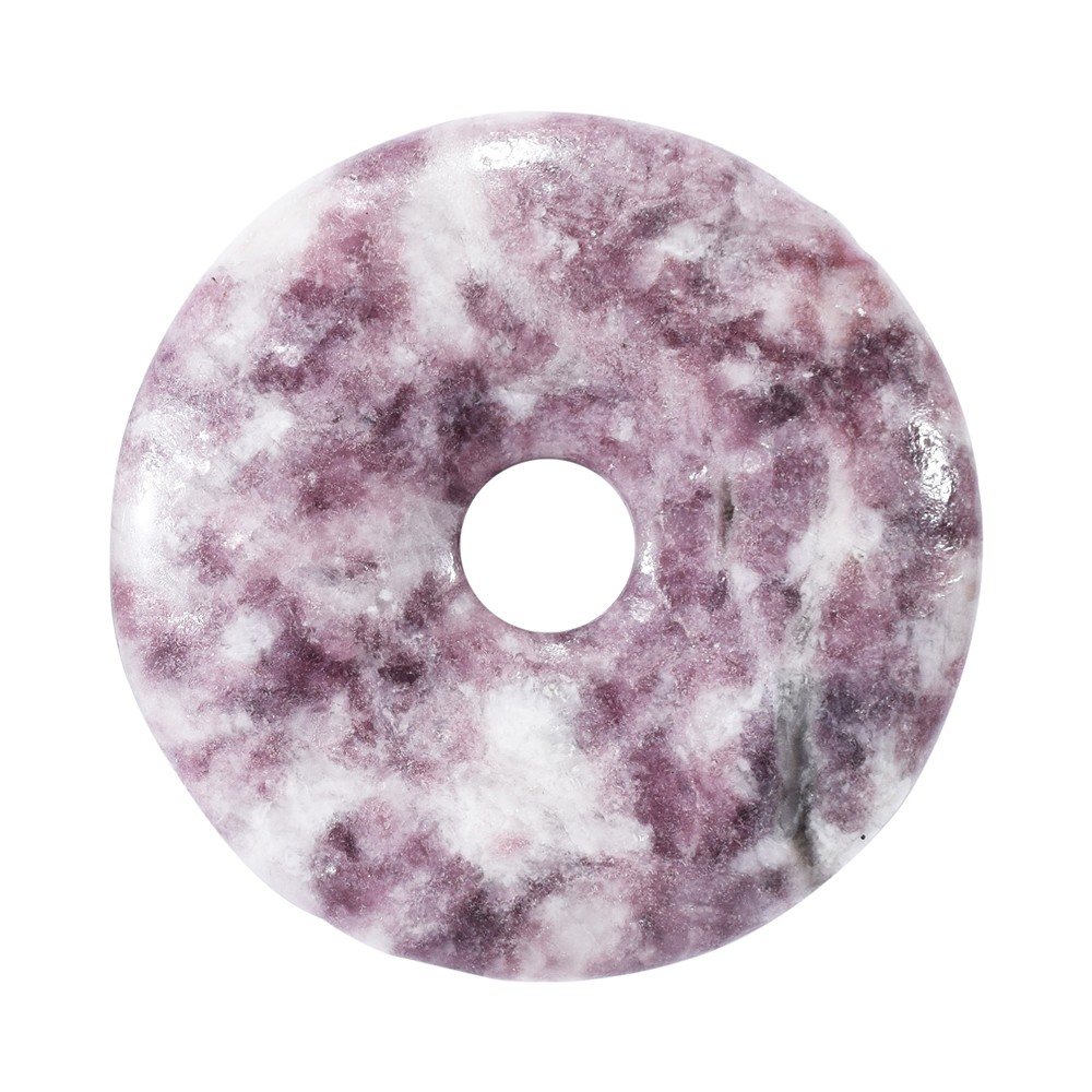 Donut Lepidolite (stab.), 50mm | minerals trade - gems, healing stones & jewelry