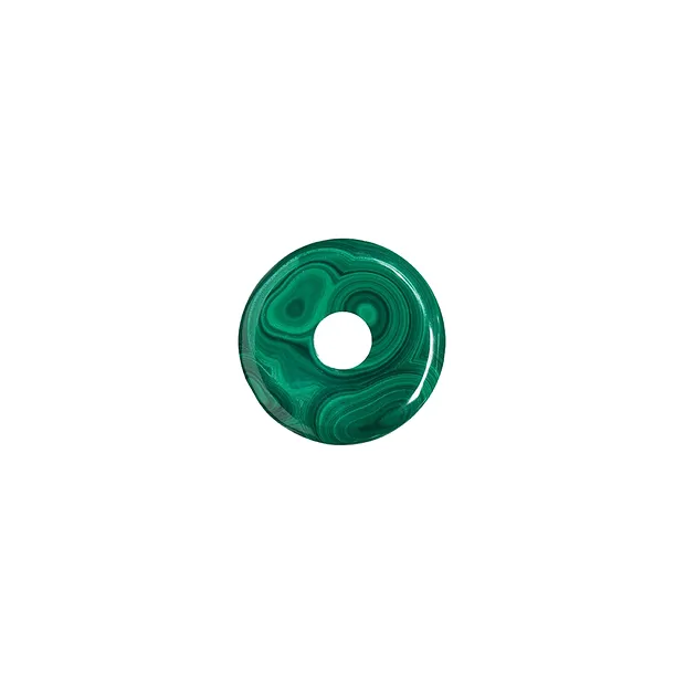 Malachite a ciambella (stab.), 20-22 mm | grossista gemme e pietre curative