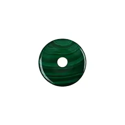 0410600250 Malachite a ciambella (stab.), 23 - 25 mm | grossista gemme e pietre curative