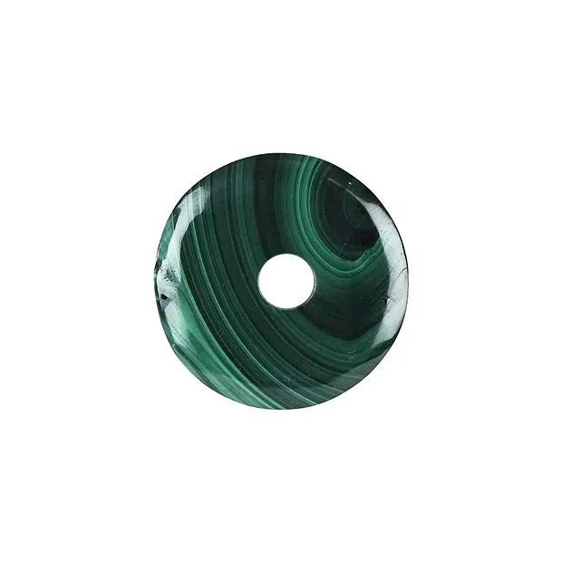 Donut Malachit (stab.), 28 - 32 mm | Großhandel Edelsteine, Heilsteine & Schmuck