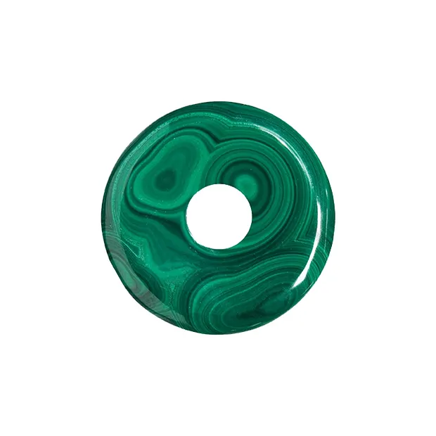Donut Malachit (stab.), 35mm | Mineralienhandel Edelsteine, Heilsteine & Schmuck