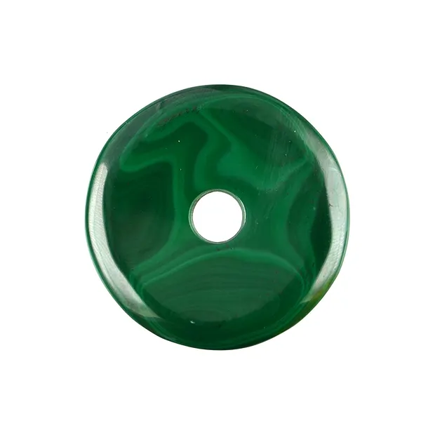 Donut Malachit (stab.), 40mm | Mineralienhandel Edelsteine, Heilsteine & Schmuck