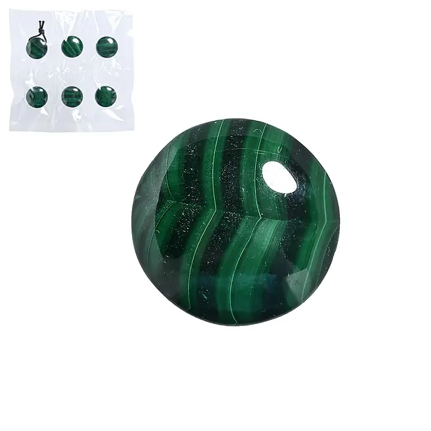 Cerchio di malachite (stab.), forato, 2,0 cm (6 pz./ UC) | Marco Schreier