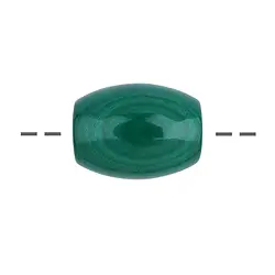 0410693204 Tönnchen Malachit gebohrt, 2,0 x 1,6cm | Edelsteine, Heilsteine & Schmuck-Handel