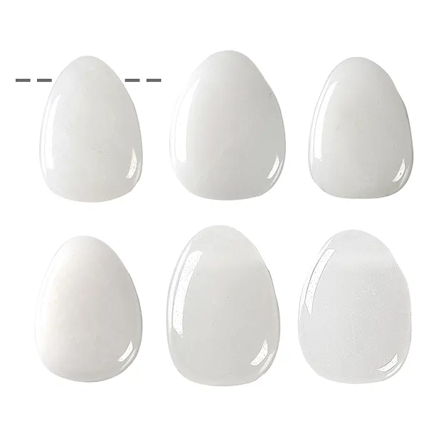 Tumbled Stone Snow Quartz drilled | wholesaler gems, healing stones & jewelry