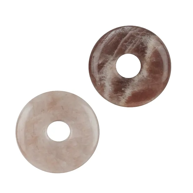 Piedra de luna donut, 30mm | piedras preciosas, piedras curativas y joyería