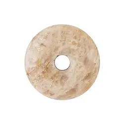 0411300400 Piedra de luna donut, 40mm | piedras preciosas, piedras curativas y joyería