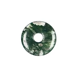 0411400300 Donut Moosachat, 30mm | Schreier Großhändler Edelsteine, Heilsteine & Schmuck