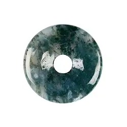 0411400400 Donut Moosachat, 40mm | Schreier Großhändler Edelsteine, Heilsteine & Schmuck